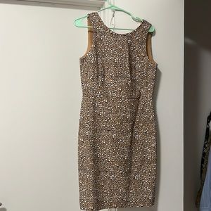 j crew leopard dress
